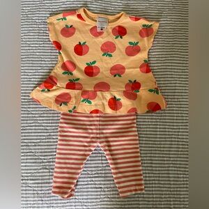 Hanna Anderson 0-3 mo Peach Set